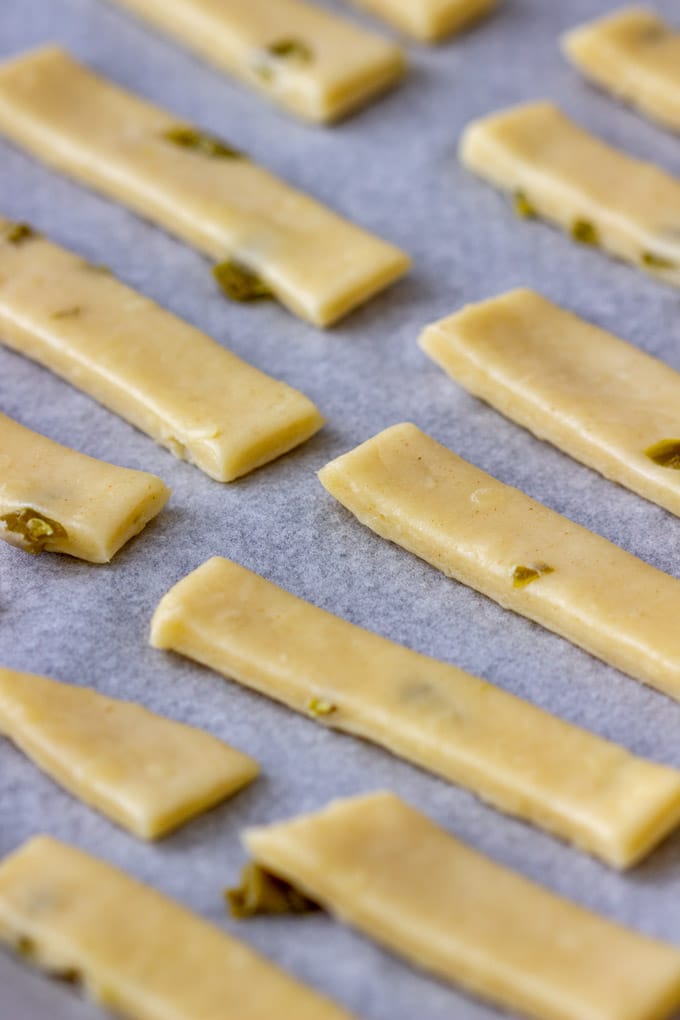 Unbaked Mini Jalapeno Breadsticks