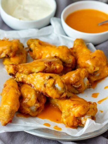 Baked Buffalo Chicken Wings