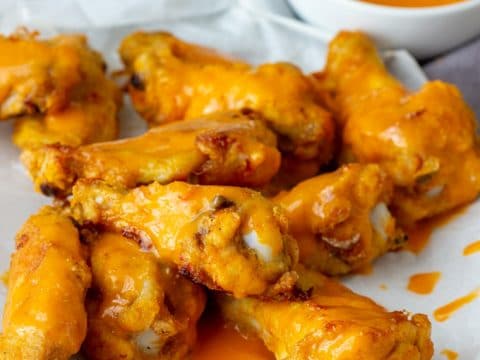 Baked Buffalo Chicken Wings Recipe - Appetizer Addiction