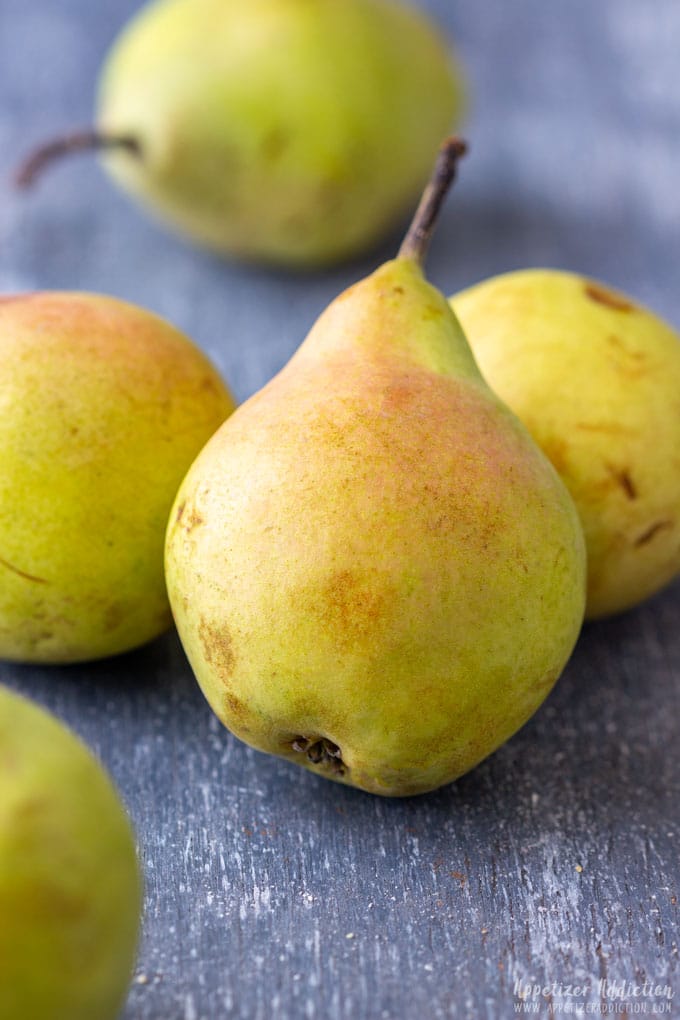 Fresh Pears for Crostini Appetizers