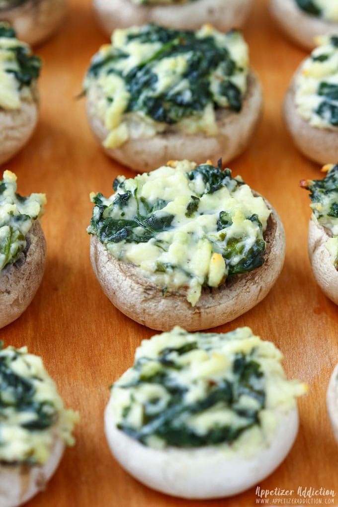 How to make Spinach Feta Stuffed Mushrooms Step 5