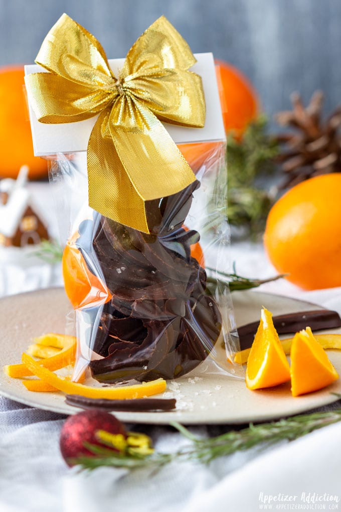 Chocolate Covered Orange Peel Gift