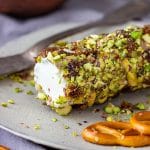 Homemade Honey Pistachio Goat Cheese Log Recipe