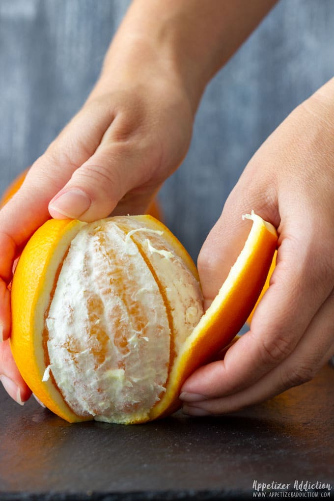 How to make Chocolate Covered Orange Peels Step 1