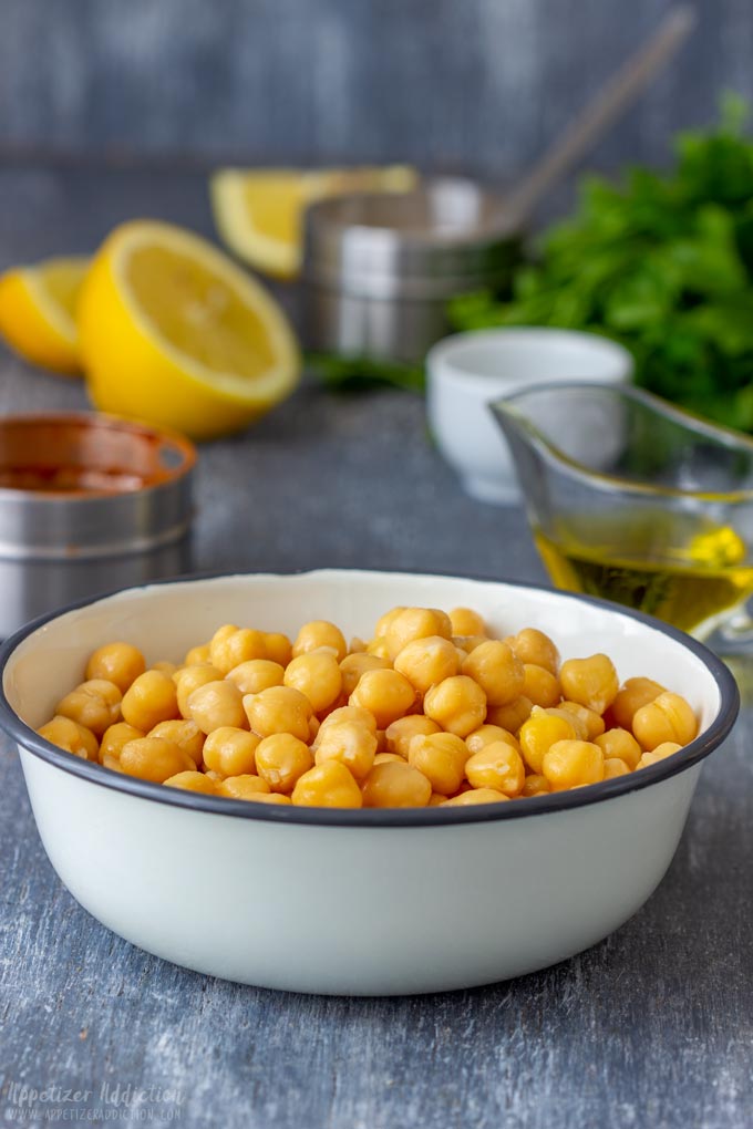 Chickpeas for the Pan Fried Chickpeas Recipe