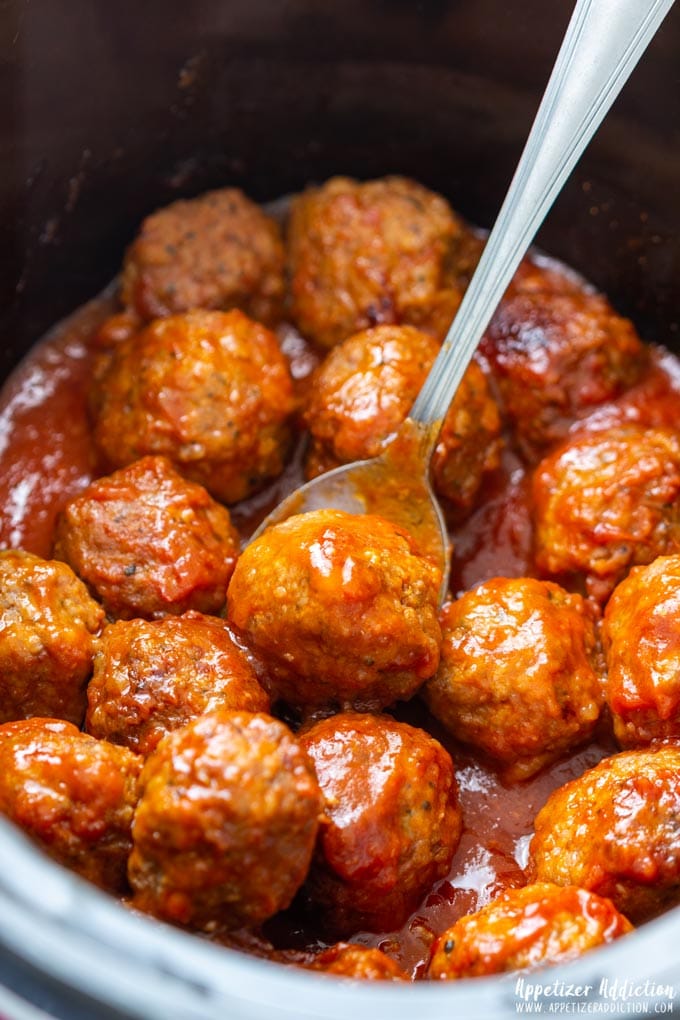 Crock Pot Sweet and Spicy Meatballs