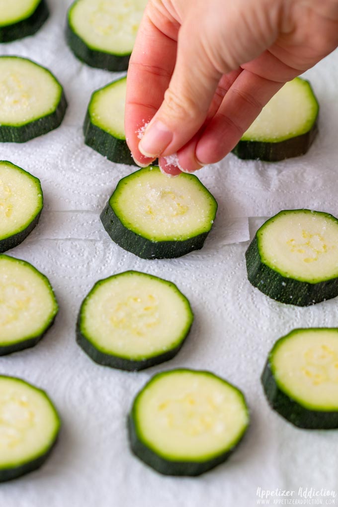 How to make Fried Zucchini Bites Step 1