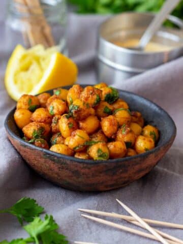 Pan Fried Chickpeas