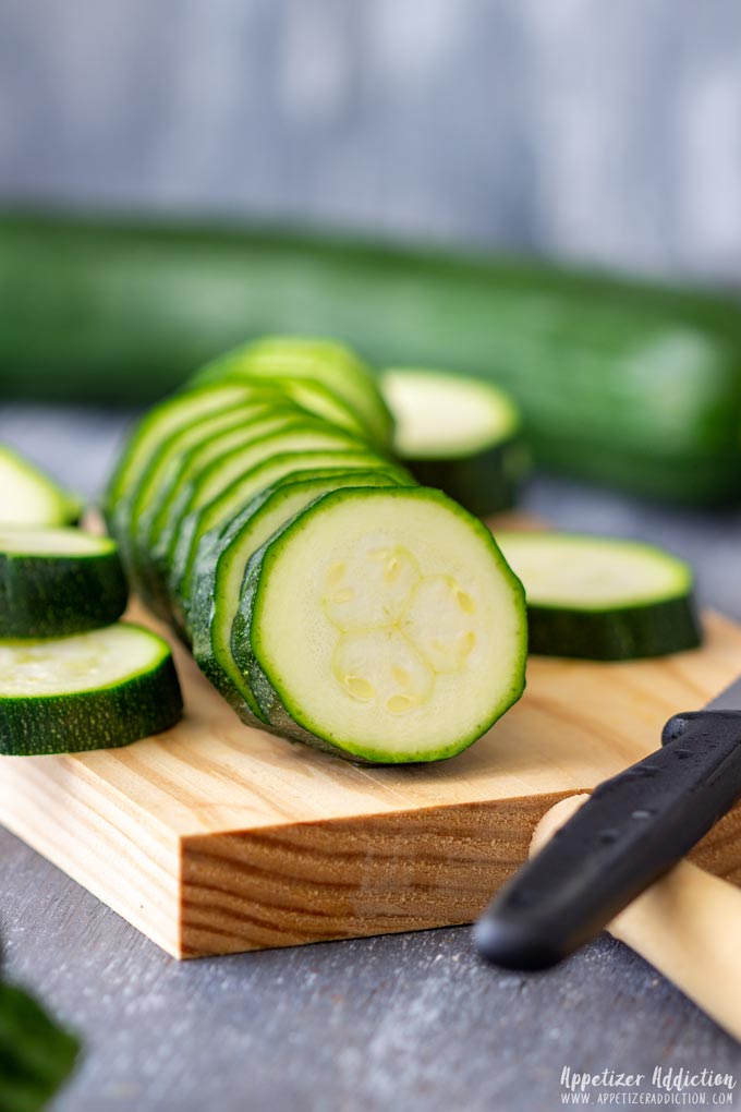 Sliced Fresh Zucchini