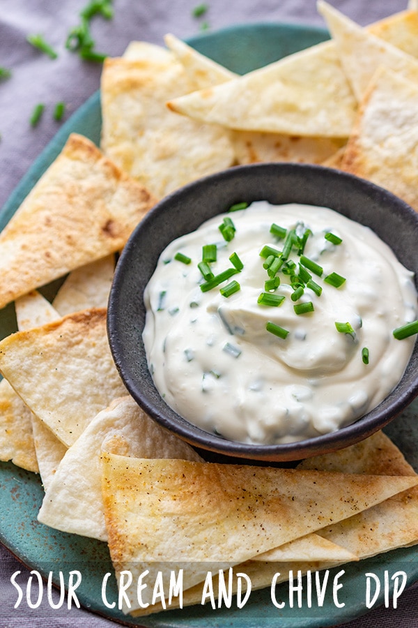 Sour Cream and Chive Dip Recipe Appetizer Addiction