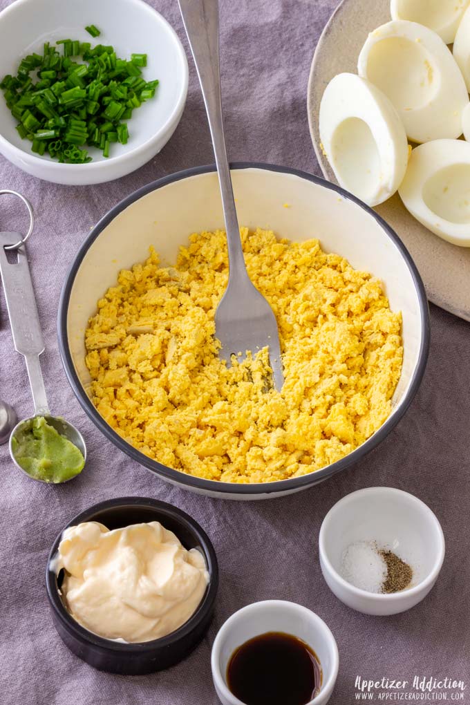 Wasabi Deviled Eggs Ingredients