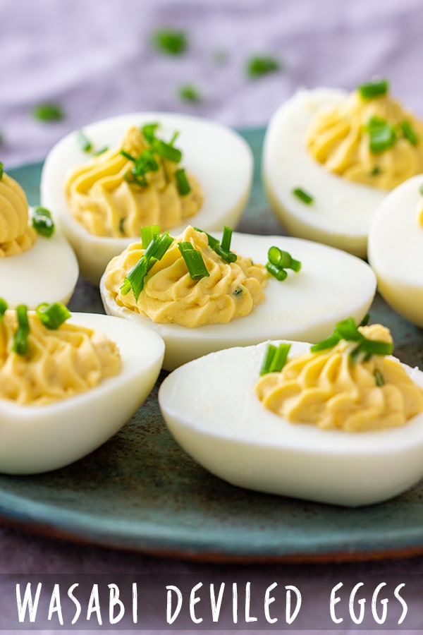 Wasabi Deviled Eggs Recipe Appetizer Addiction