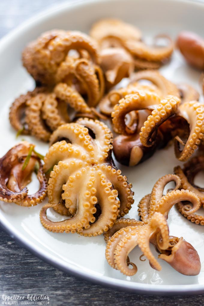 Step by Step How to Make Marinated Baby Octopus 3