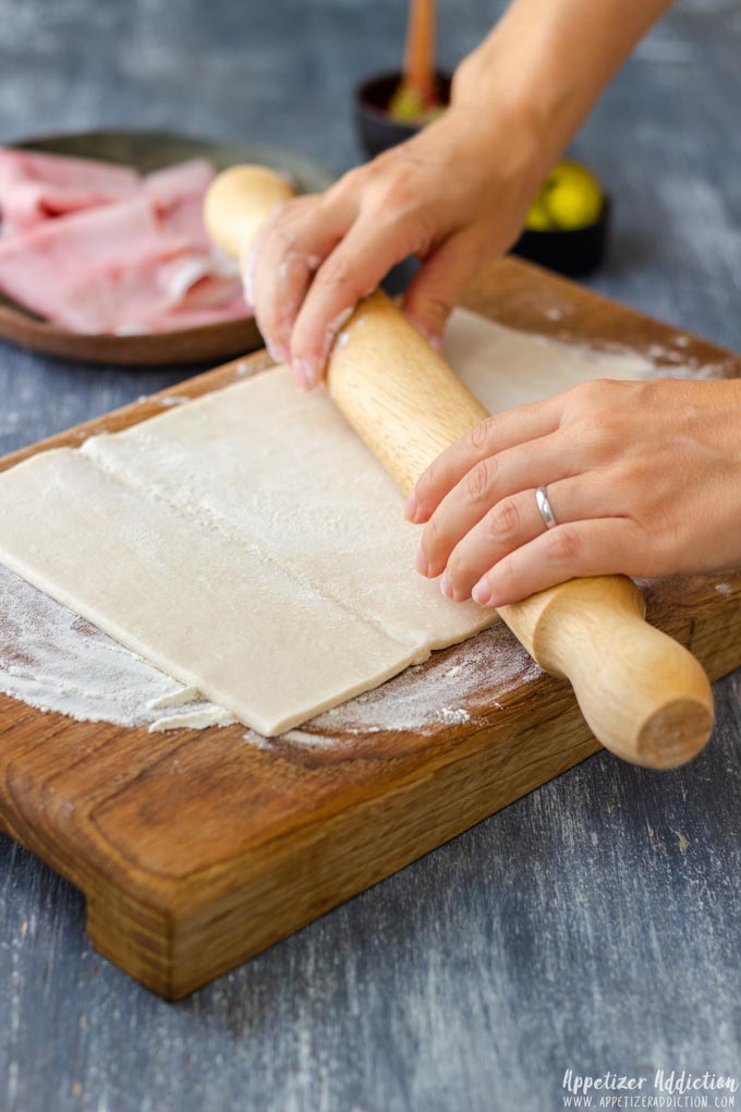 How to make Puff Pastry Air Fryer Pinwheels Step 1