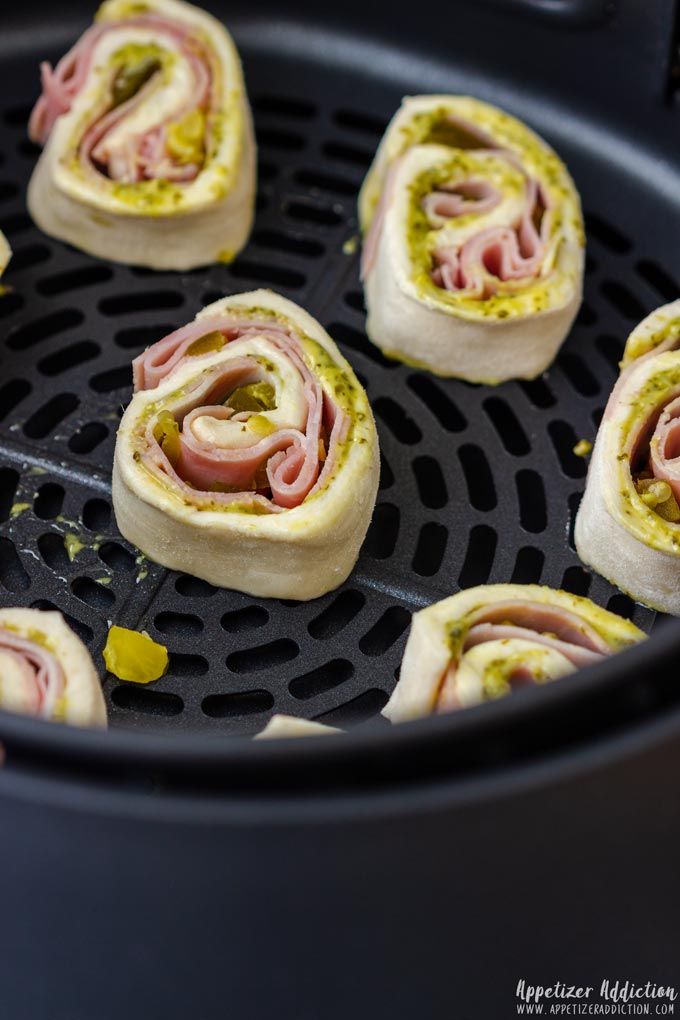 How to make Puff Pastry Air Fryer Pinwheels Step 5