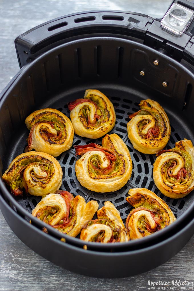 How to make Puff Pastry Air Fryer Pinwheels Step 6