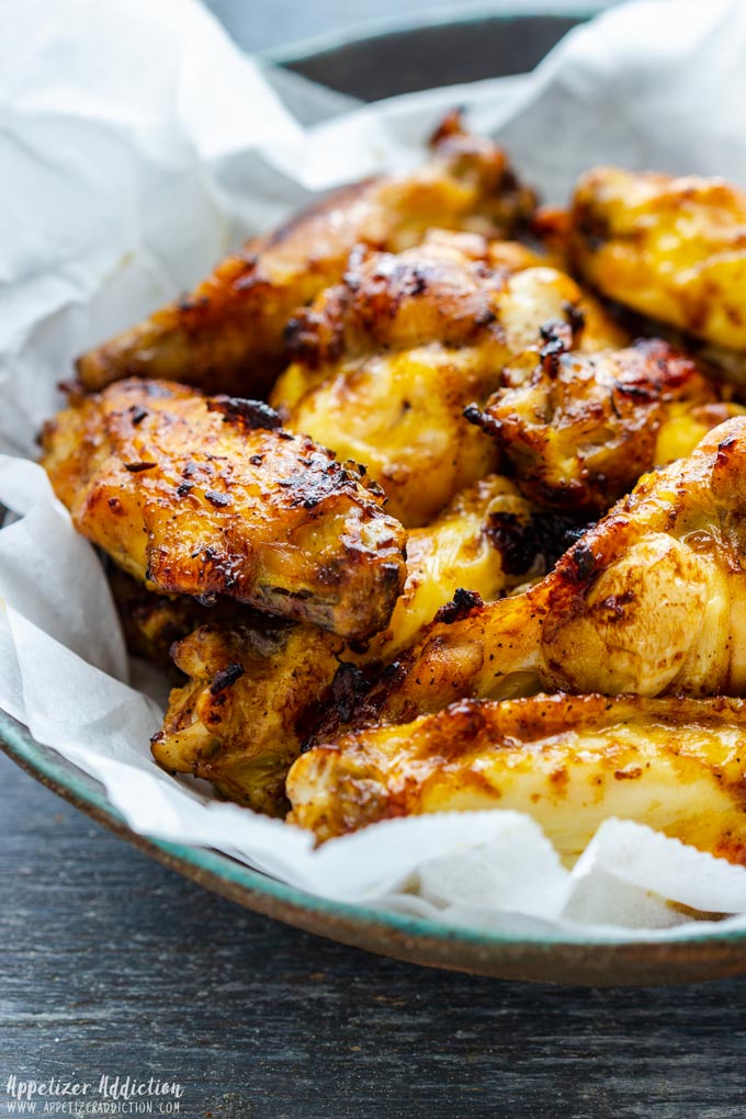 Homemade Air Fryer Sticky Chicken Wings