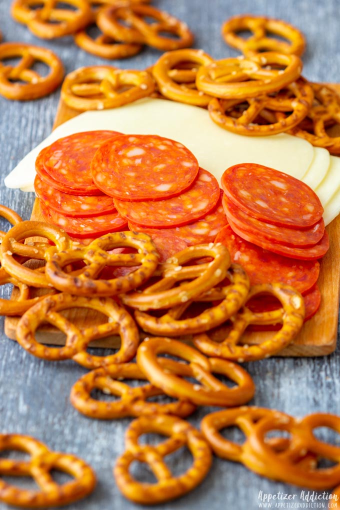 Ingredients for Pretzel Pizza Bites