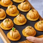 Mini Pumpkin Cheese Balls Appetizers