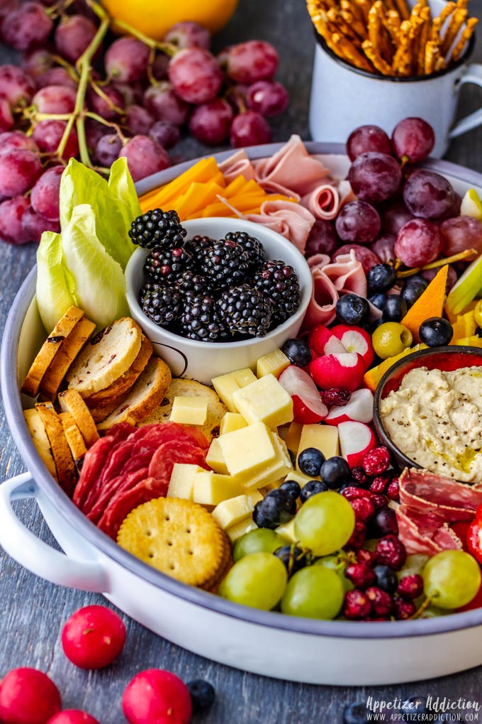 Homemade Winter Cheese Board