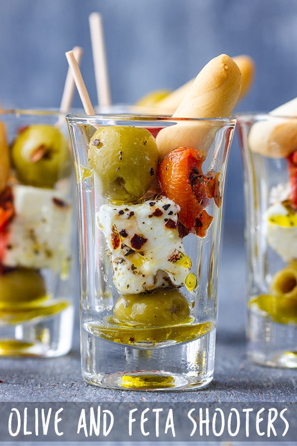 Olive and Feta Shooters Recipe Appetizer Addiction