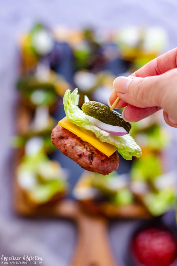 Burger Bites Appetizers