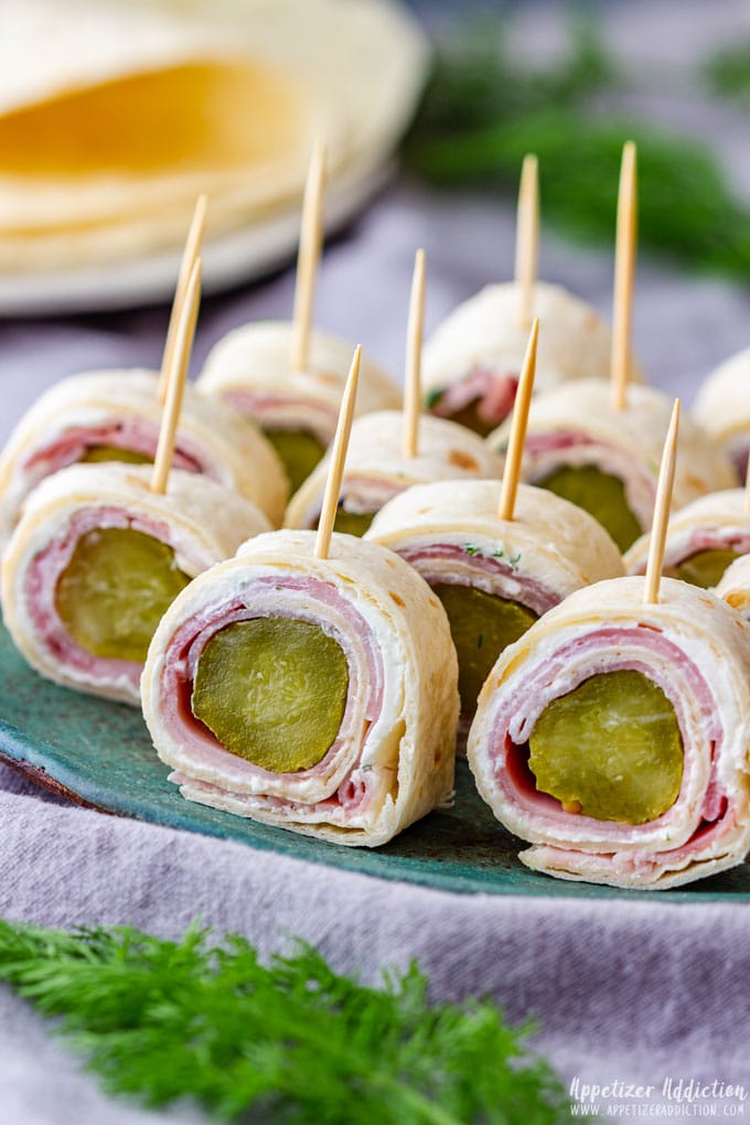 Ham and Pickle Roll Ups 