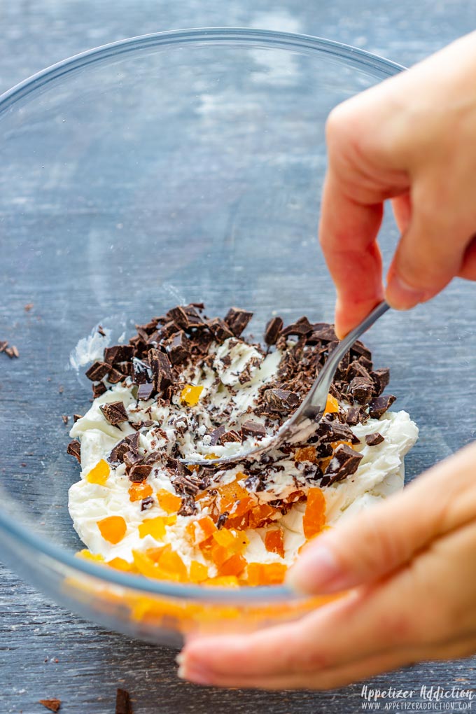 How to make Apricot Goat Cheese Log Step 1