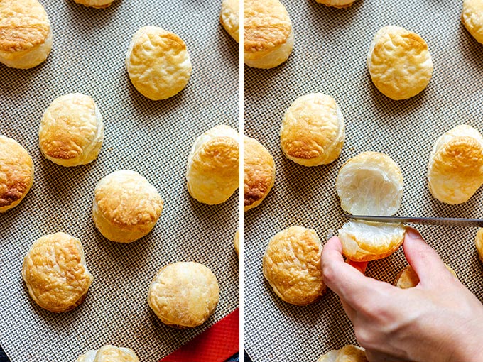 How to make Smoked Salmon Puffs Collage