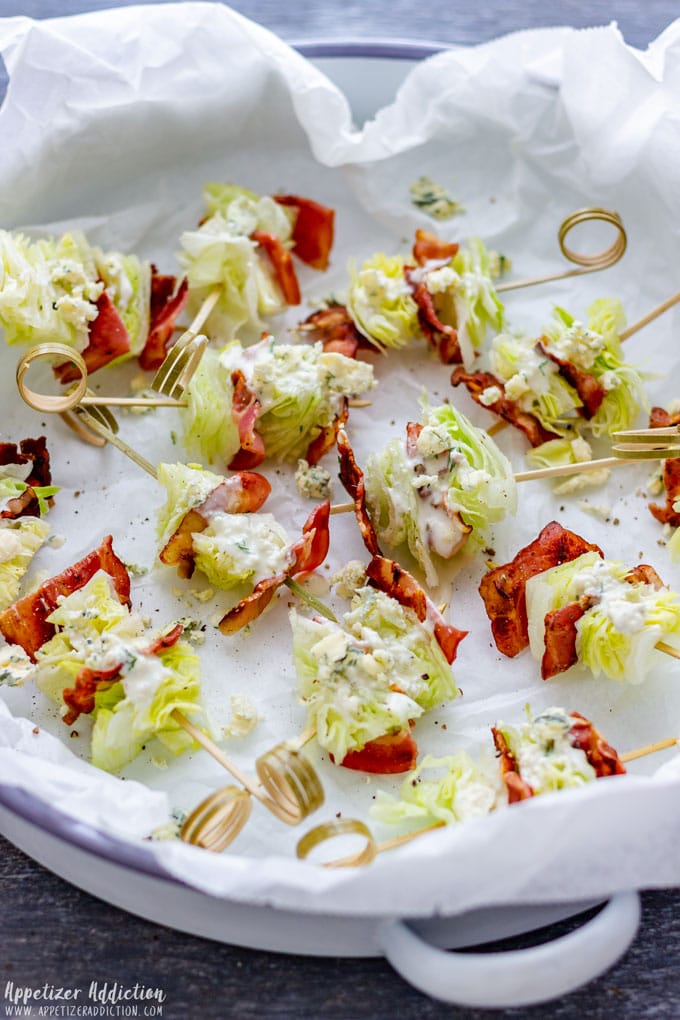 Wedge Salad Sticks Appetizers