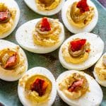 Bacon Jalapeño Deviled Eggs Pin