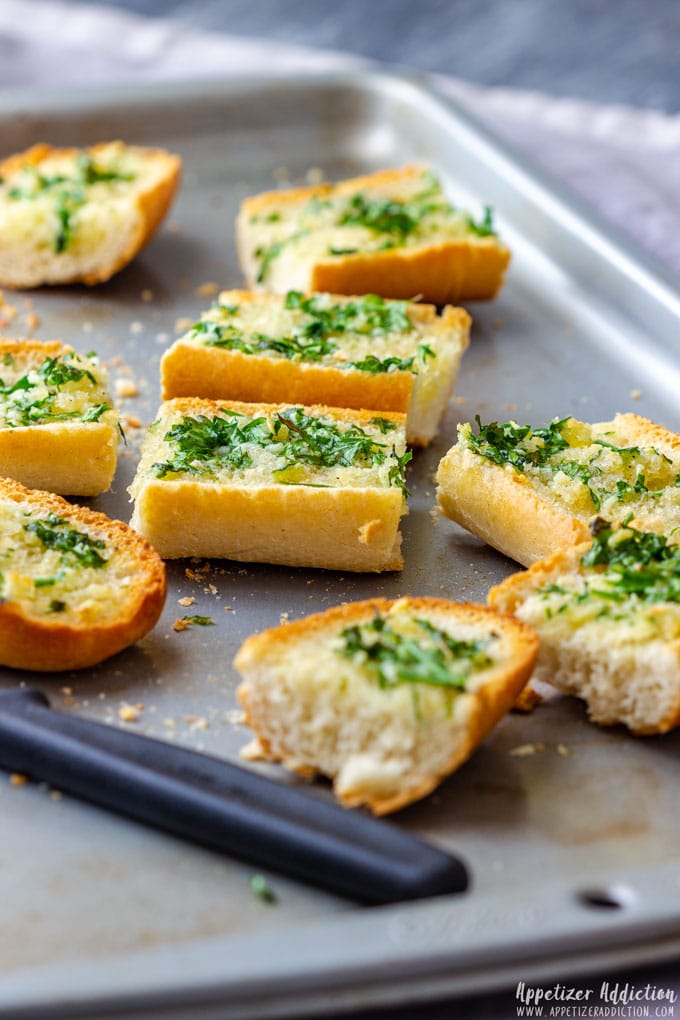 Homemade Garlic Bread Recipe Appetizer Addiction