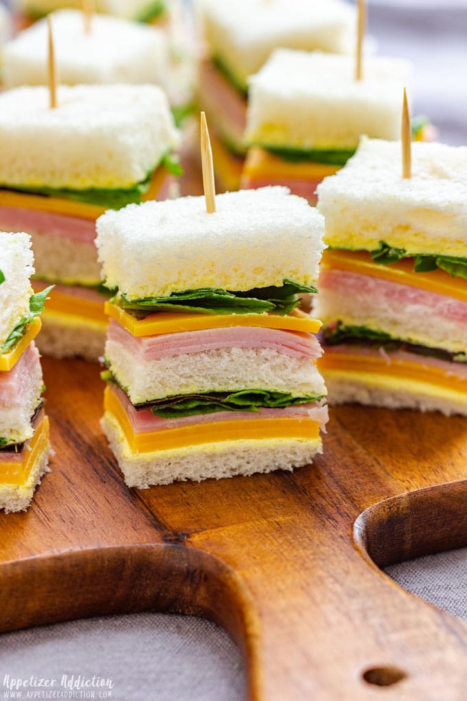 Mini Ham & Cheese Sandwiches