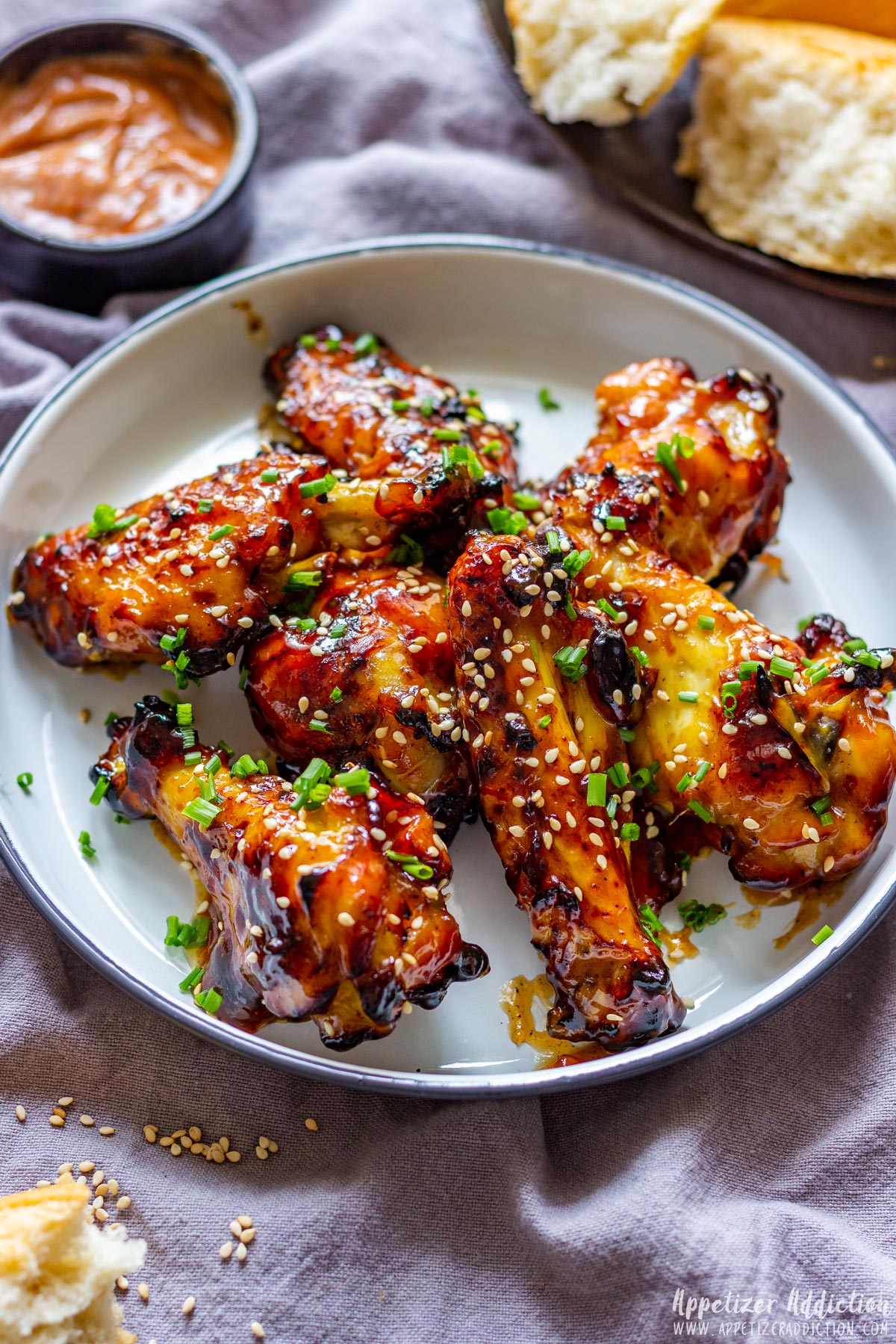 Air Fryer Orange Chicken Wings Recipe 