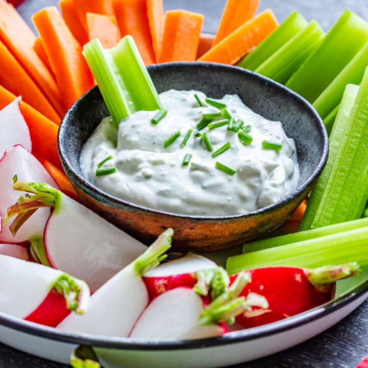 Quick Blue Cheese Dip Recipe - Appetizer Addiction
