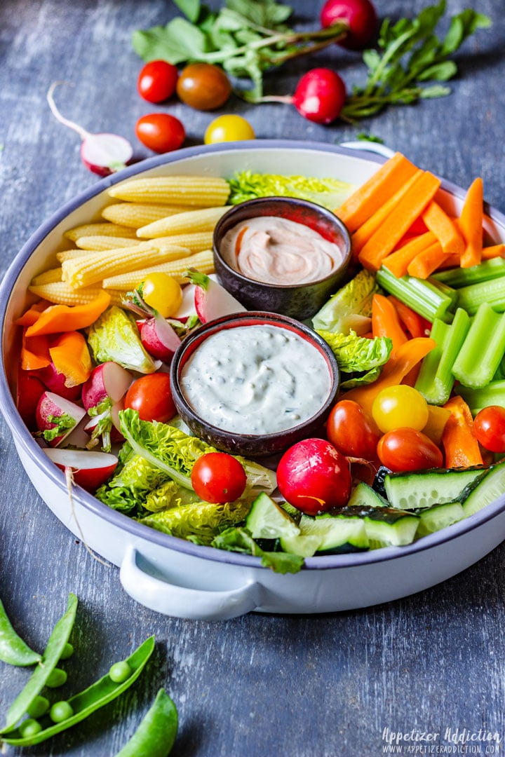 Colorful Crudite Platter