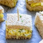 Mini Egg Salad Sandwiches Pin