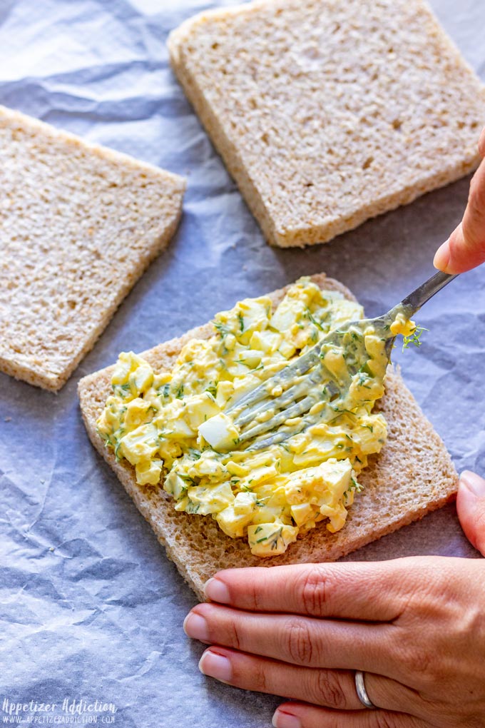 How to make Egg Salad Sandwiches Step 1