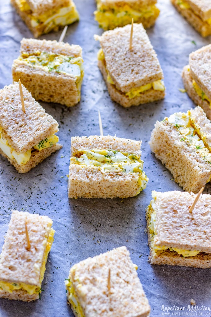 Mini Egg Salad Sandwiches