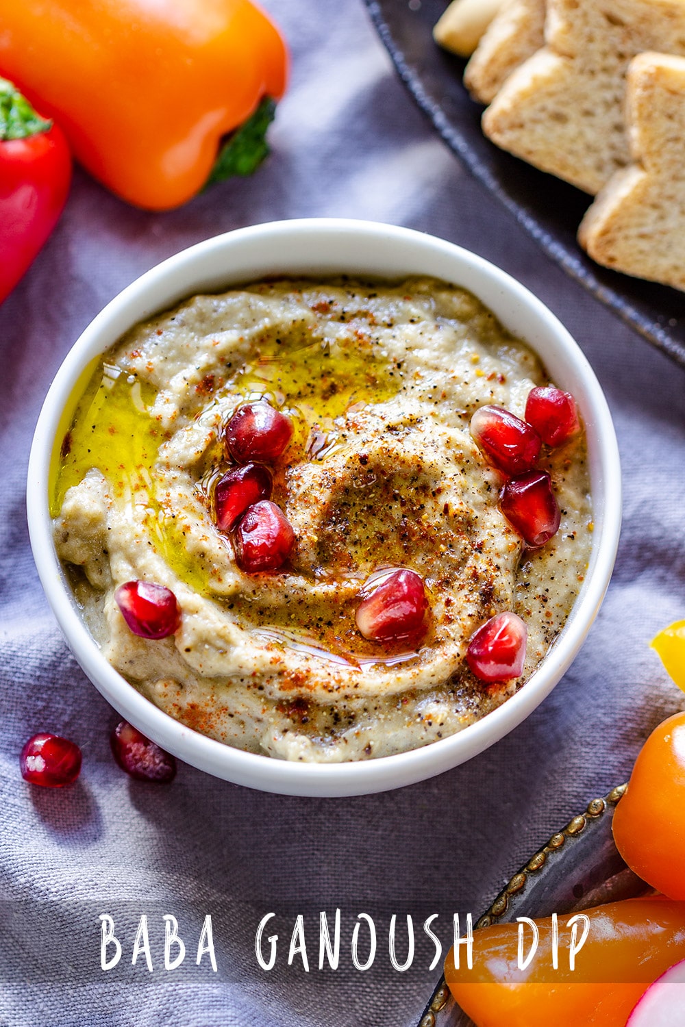 Baba Ganoush Dip Recipe Appetizer Addiction