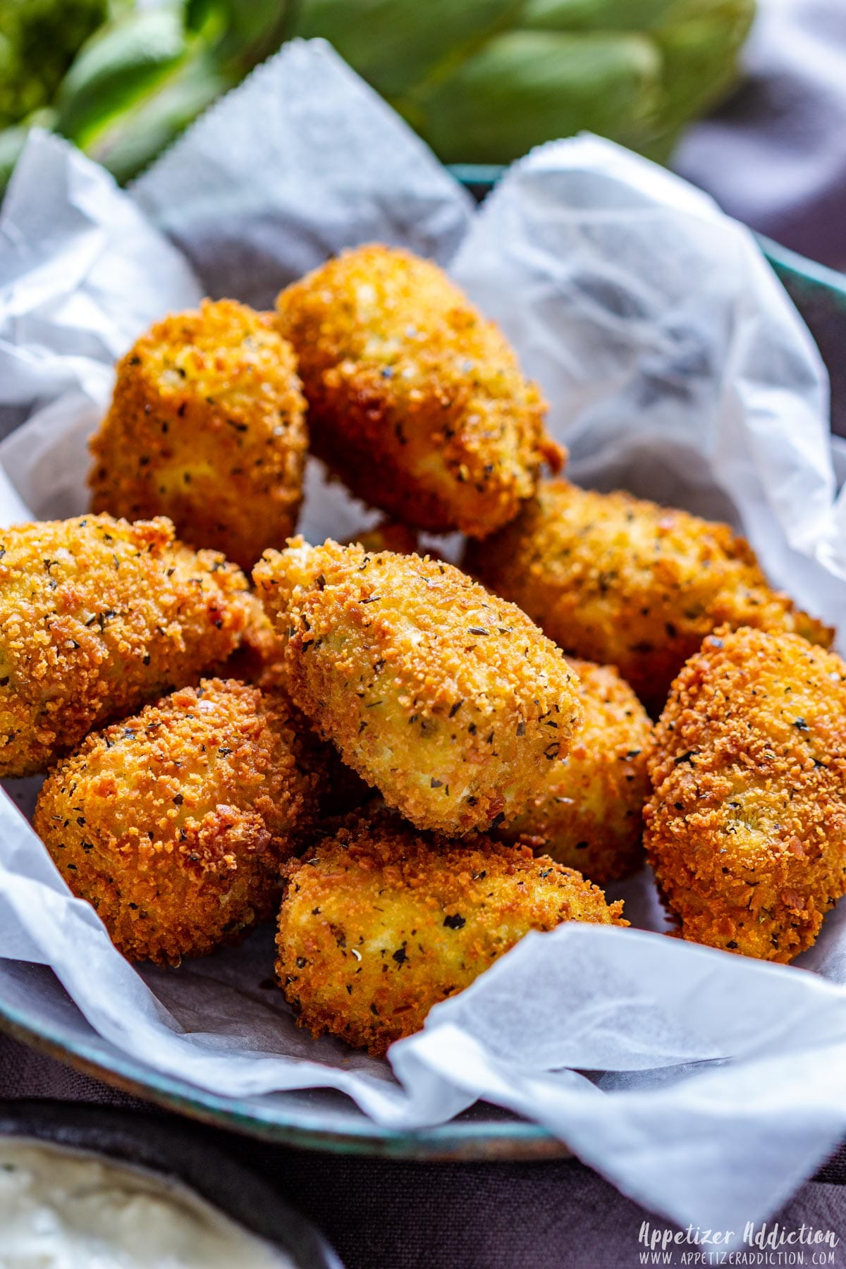 Deep Fried Artichoke Hearts Recipe - Appetizer Addiction