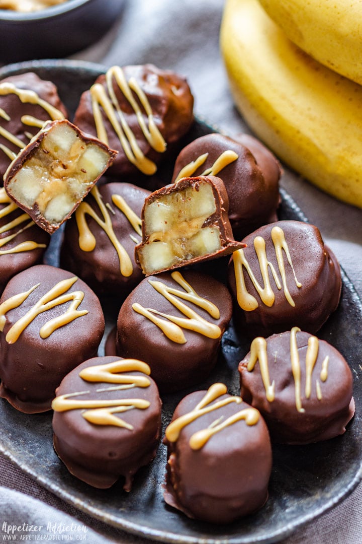 Delicious Frozen Chocolate Banana Bites