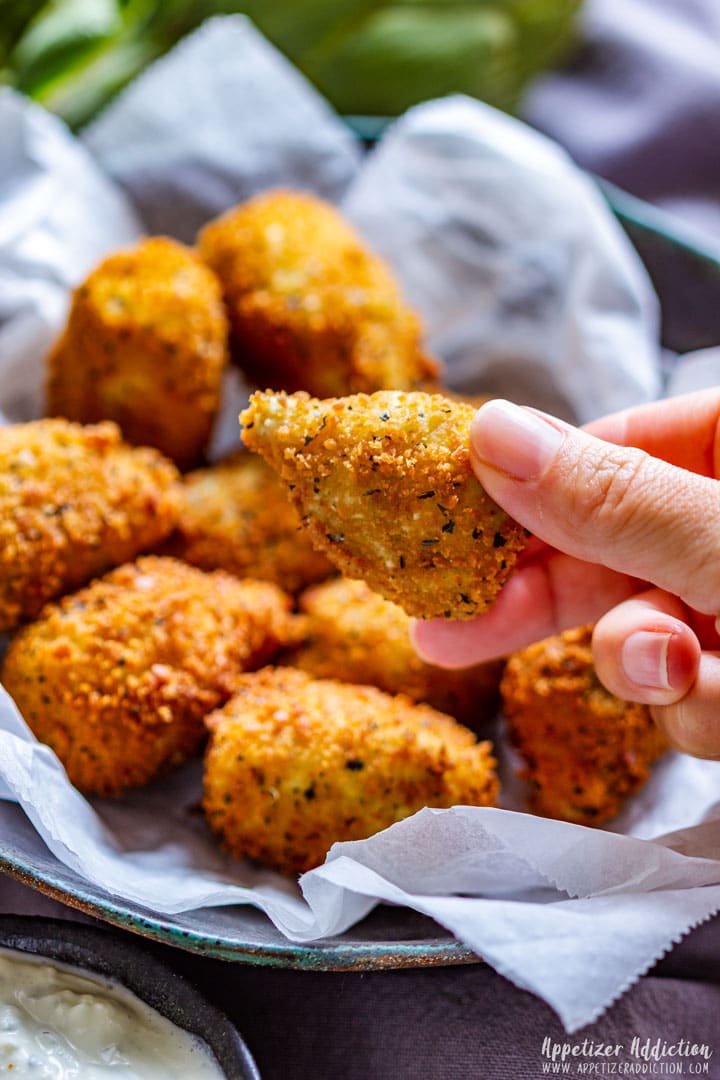 Eating Freshly Made Deep Fried Artichoke Hearts