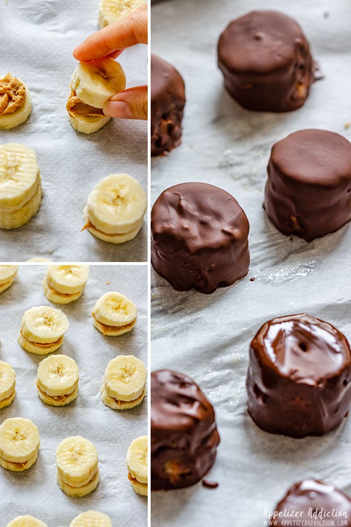 How to make Peanut Butter Banana Bites with Chocolate