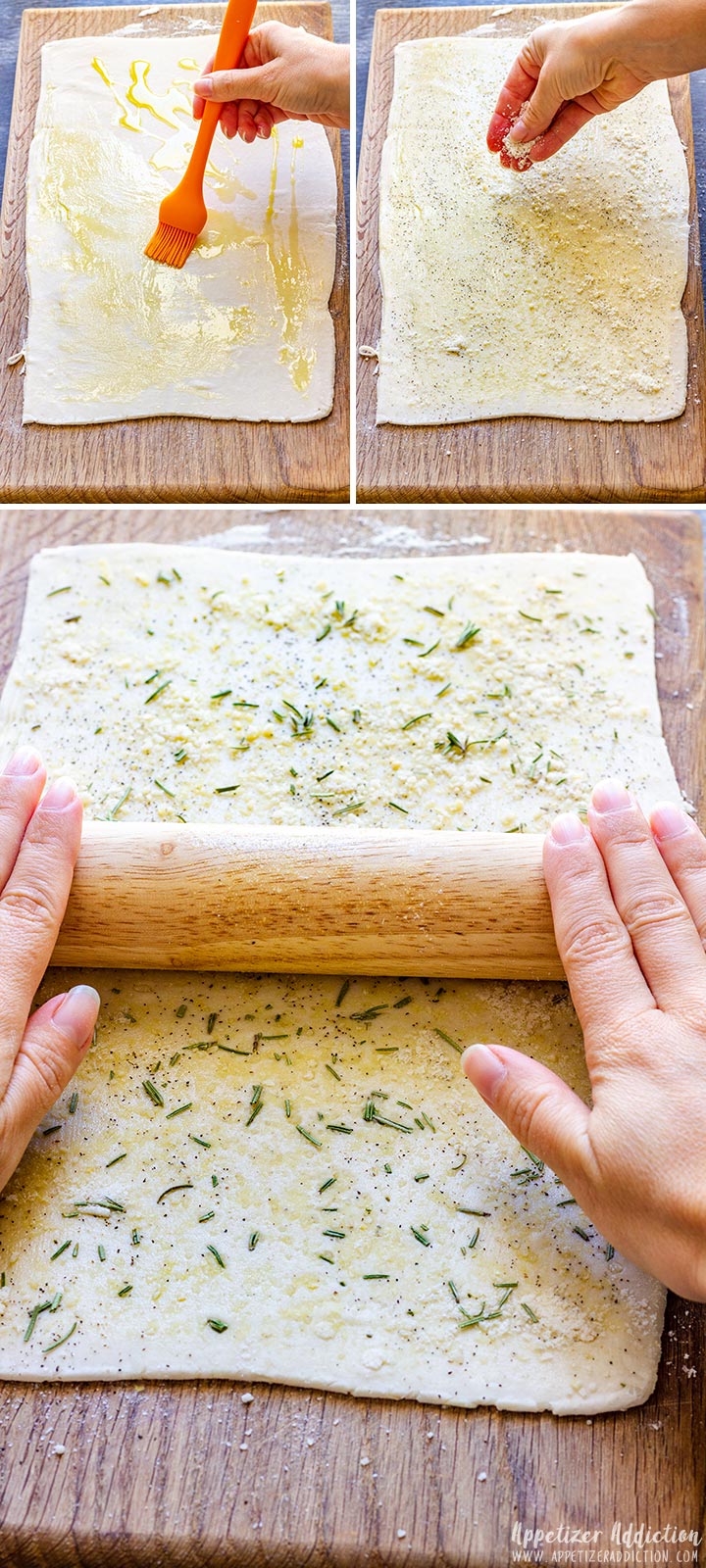 How to make Puff Pastry Breadsticks Step 1
