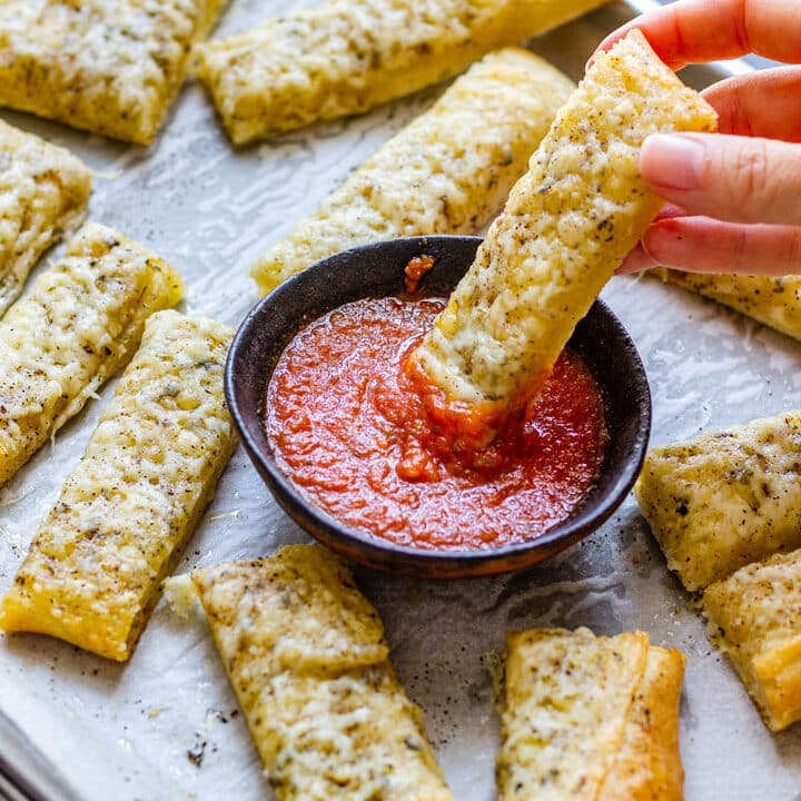 Pizza Dough Breadsticks Recipe Appetizer Addiction