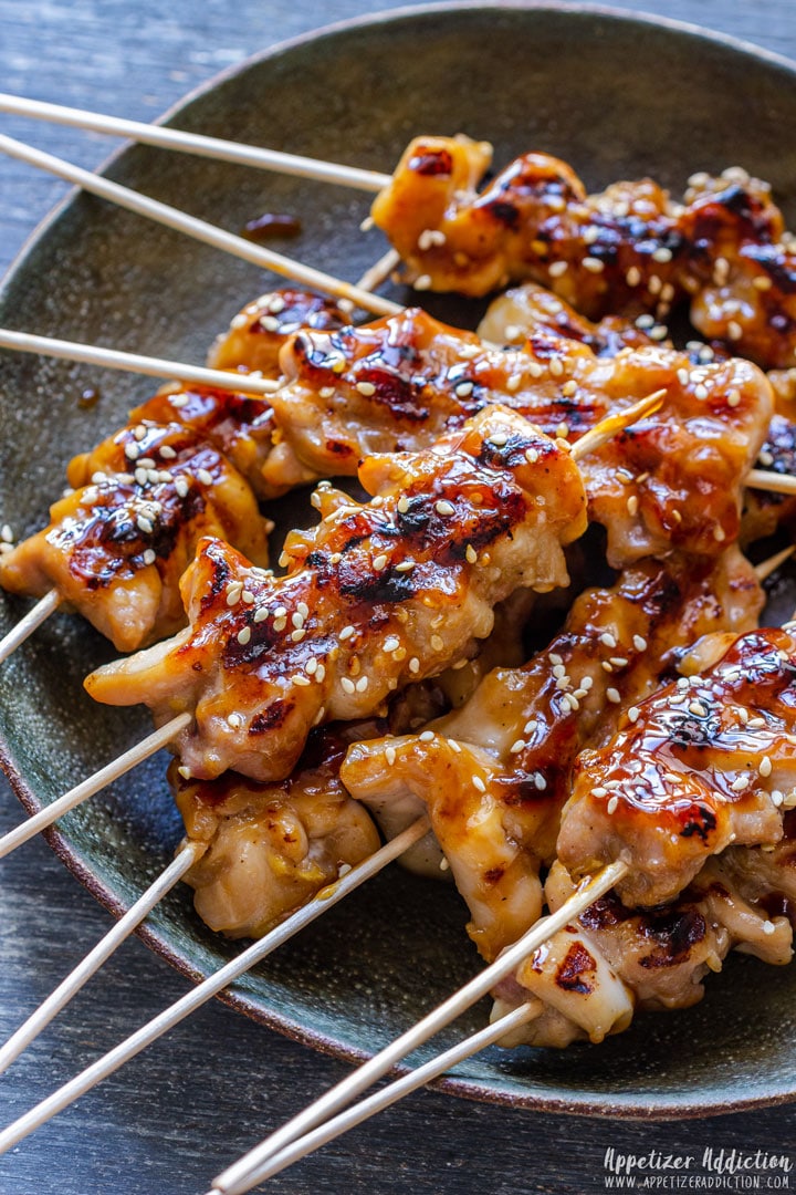 Grilled Teriyaki Chicken Skewers