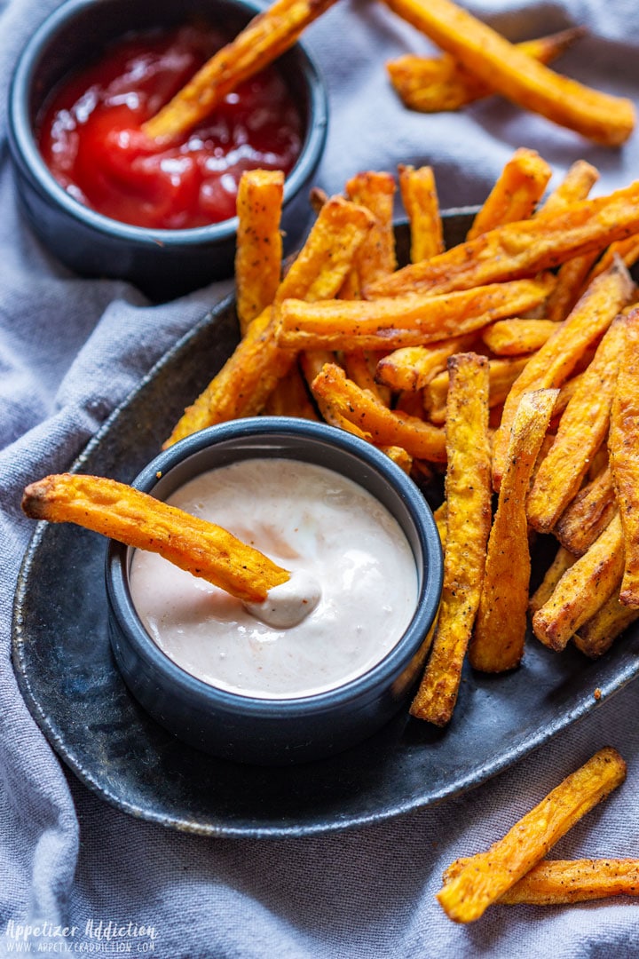 Crispy sweet potato fries