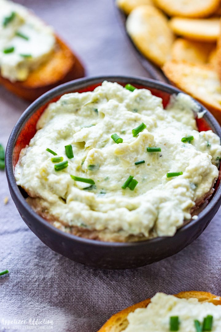 Cold artichoke parmesan dip