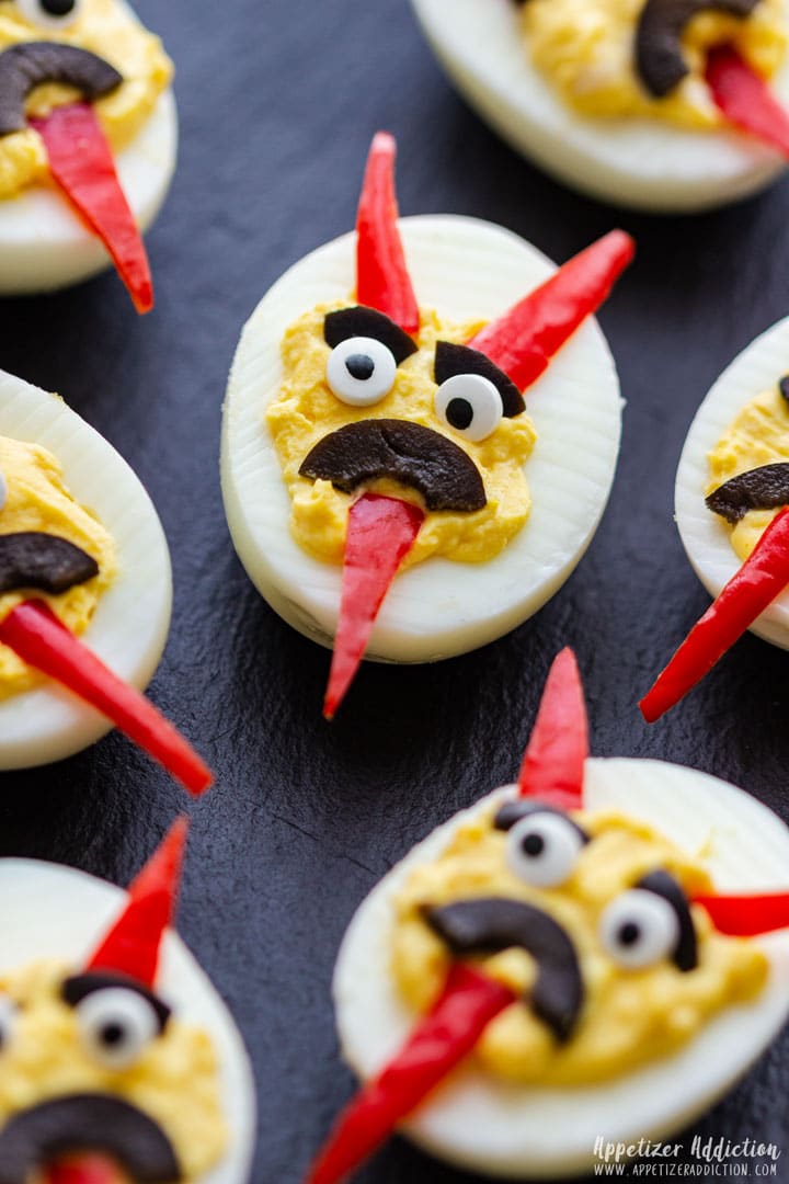 Deviled eggs for Halloween party